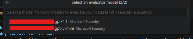 Azure Foundry Toolkit Agent Builder Evaluation