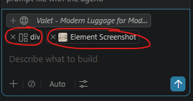A DOM element as Agent context